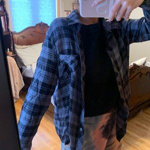 Black and Grey Flannel